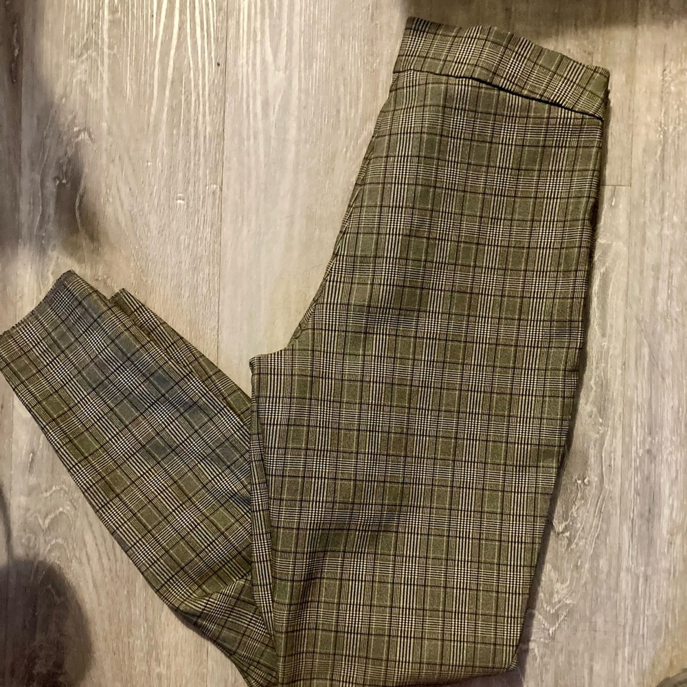 Ricki's Plaid Trousers Professional Work Dress Pants